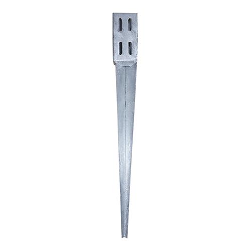 TIMCO Drive In Post Spike - Quick Fit - Hot Dipped Galvanised (75 x 750mm, Unit of 1)
