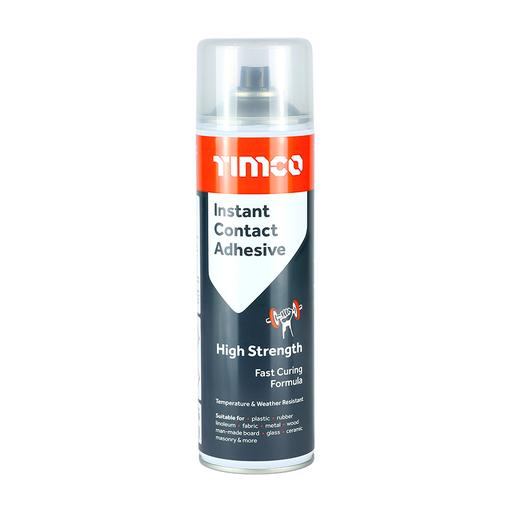 TIMCO Instant Contact Adhesive - Spray (500ml, Can of 1)