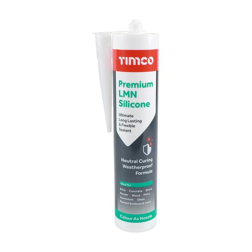 TIMCO Premium Lmn Silicone - Clear (300ml, Cartridge of 1)