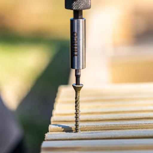TIMco C2 Advanced Decking Timber Screws - TX - Countersunk - Exterior - Green 4.5x65mm