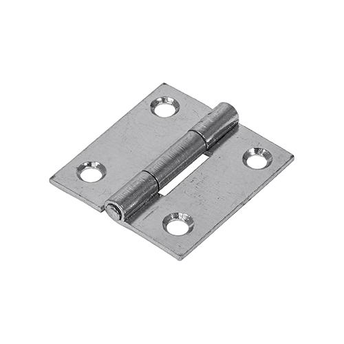TIMCO Plain Butt Hinge - Fixed Pin (1838) - Zinc (38 x 34, Plain Bag of 1)