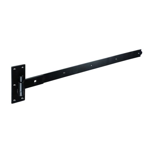 TIMCO Pair Of Straight Band & Hook On Plates - Black (900mm, Plain Bag of 1)