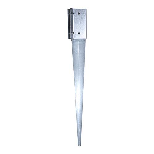 TIMCO Drive In Post Spike - Bolt Secure - Hot Dipped Galvanised (75 x 750mm, Unit of 1)