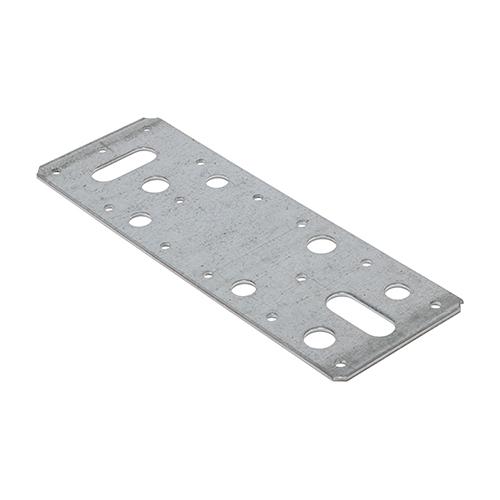 TIMCO Flat Connector Plates - Galvanised (62 x 180, Bag of 5)