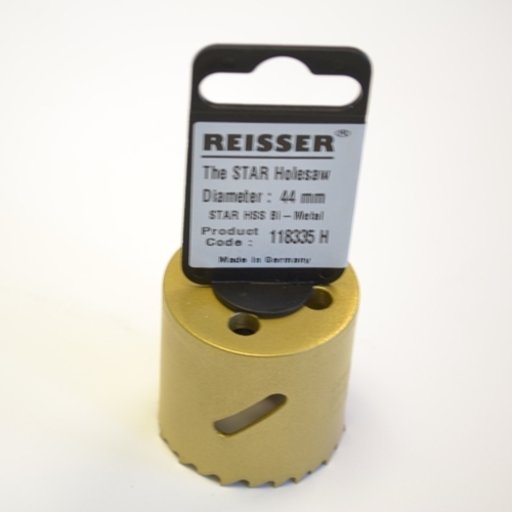 Reisser HSS Bi-Metal Holesaw, 44 mm