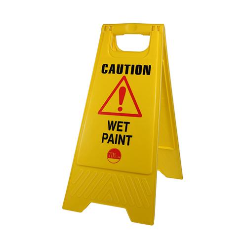 TIMCO A-Frame Safety Sign - Caution Wet Paint (610 x 300 x 30, Bag of 1)