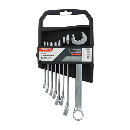 TIMCO Spanner Set - Combination (8pcs, Pack of 8)