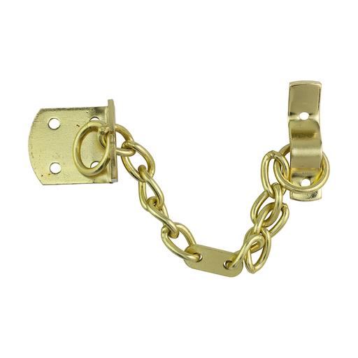 TIMCO Security Door Chain - Electro Brass (44mm, Bag of 1)