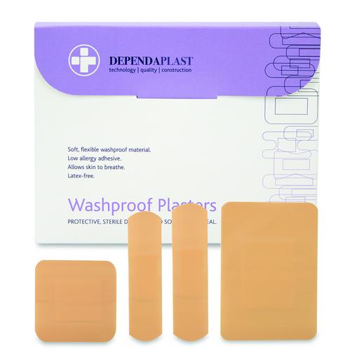 TIMCO Washproof Plasters (Assorted, Box of 100)