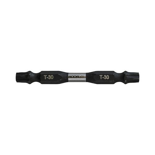 TIMCO Impact Driver Bits - TX - Double Ended (TX30 x 65, Blister Pack of 2)