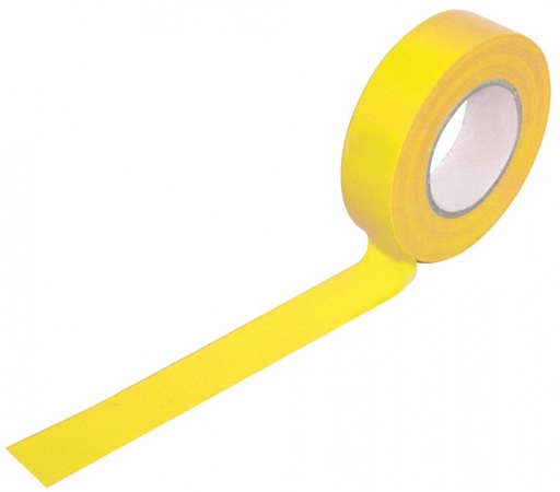 Insulation Tape, Yellow, 19 mm, 33 m