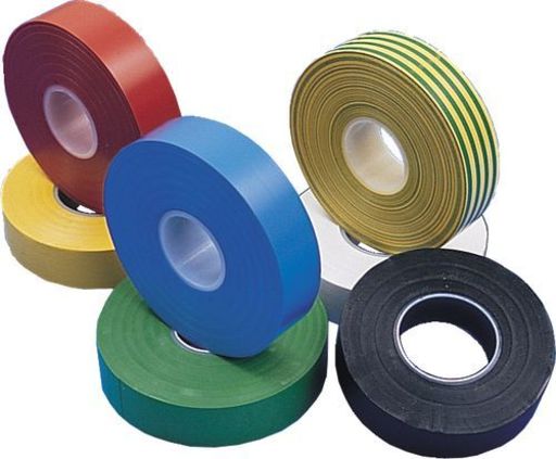Insulation Tape, Yellow, 19mm, 33m