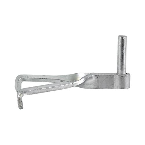 TIMCO Gate Hooks To Build - Single Brick - Hot Dipped Galvanised (12mm, Plain Bag of 1)