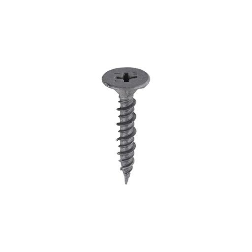 TIMCO Drywall Construction Timber Stud Cement Board Screws - PH - Countersunk Wafer - Twin-Cut - Exterior - Silver Organic (4.2 x 25, Box of 200)