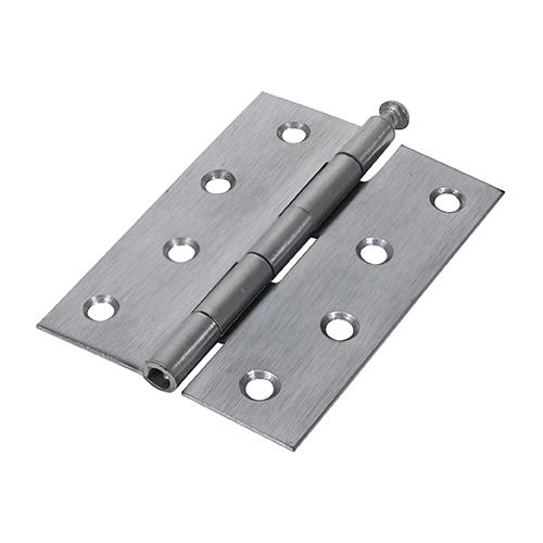 TIMCO Plain Butt Hinge - Loose Pin (1840) - Satin Chrome (100 x 71, Plain Bag of 1)