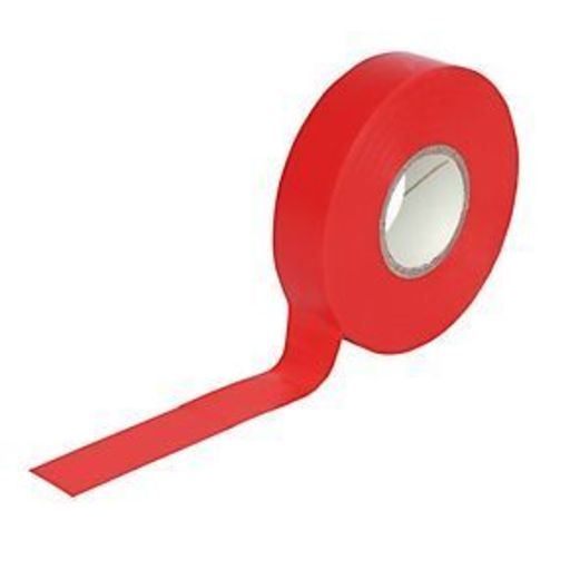 Insulation Tape, Red, 19 mm, 33 m