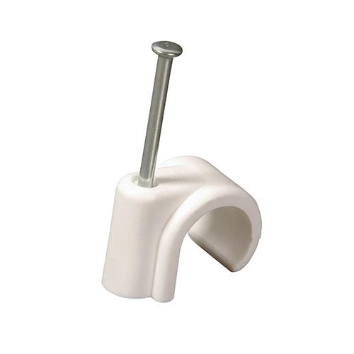 TIMCO Pipe Clips - Nail In (10mm, Bag of 50)