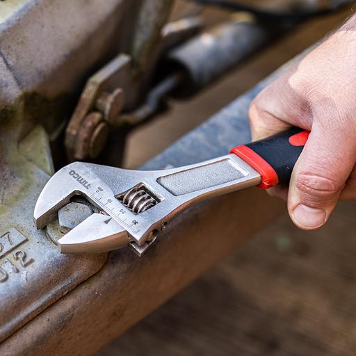 TIMCO Adjustable Wrench (10, Backing Card of 1)