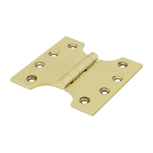 TIMCO Parliament Hinge (488) - Solid Brass - Polished Brass (102 x 100, Box of 1)