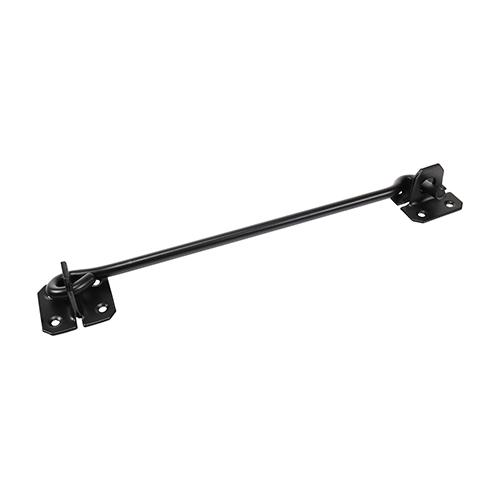 TIMCO Cabin Hooks - Wire Pattern - Black (10, Plain Bag of 1)