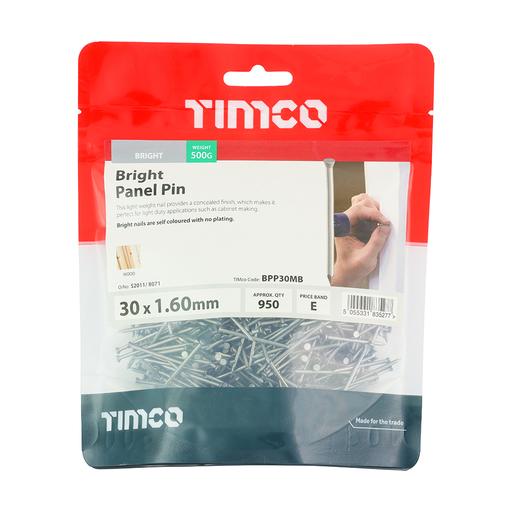 Panel Pin, 30x1.60mm, 500g