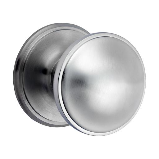TIMCO Centre Door Knob - Satin Chrome (66mm, Box of 1)