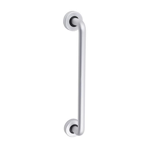 TIMCO D Shaped Pull Handle On Rose - Satin Anodised Aluminium (305 x 19, TIMbag of 1)