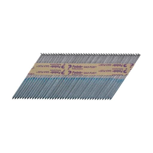 TIMCO Paslode Im350+ Nails & Fuel Cells Trade Pack - Plain Shank - Galvanised + - 141234 (3.1 x 90/2CFC, Box of 2200)