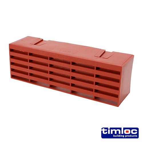 TIMCO Timloc Airbrick - Plastic - Terracotta - 1201Abte (215 x 69 x 60, Box of 20)