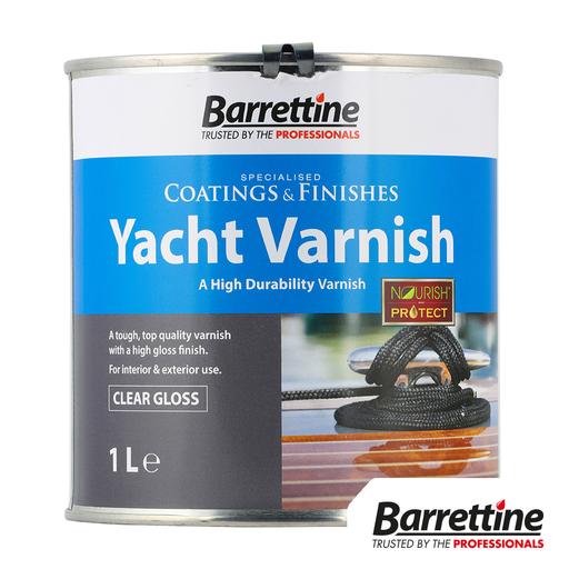 TIMCO Yacht Varnish - Clear Gloss (1L, Tin of 1)