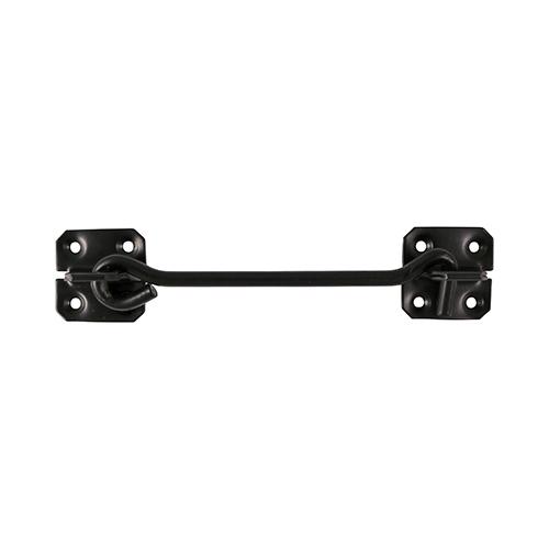 TIMCO Cabin Hooks - Wire Pattern - Black (12, Plain Bag of 1)