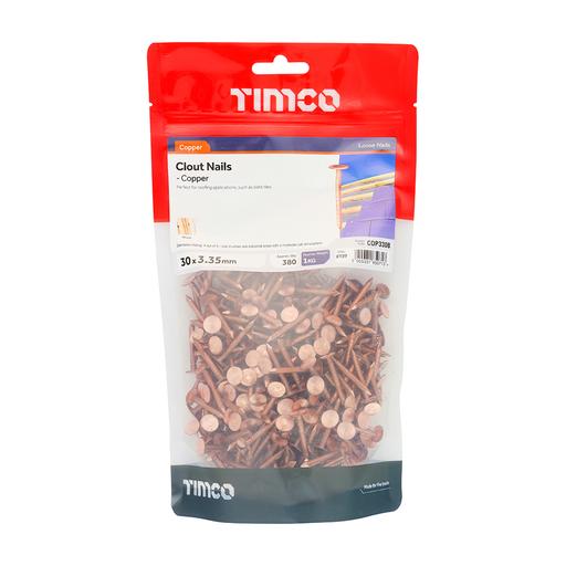 TIMCO Clout Nails - Copper (30 x 3.35, TIMbag of 1)