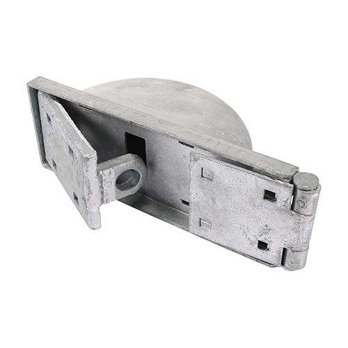 TIMCO Padlock Protection Bar - Heavy Duty - Left - Hot Dipped Galvanised (7 1/2, Plain Bag of 1)