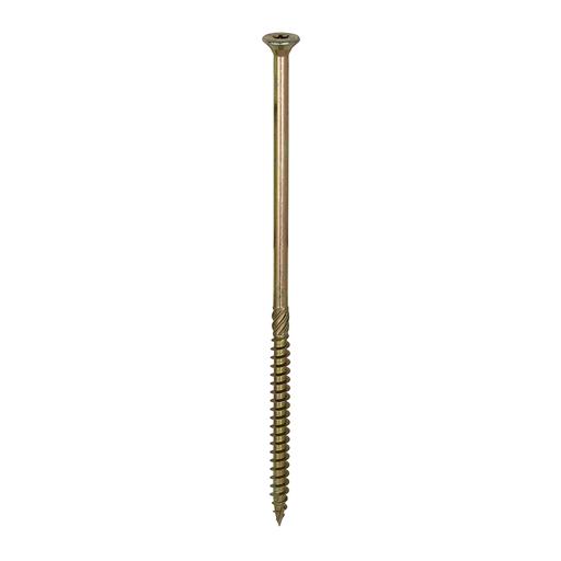 TIMCO C2 Clamp-Fix - TX - Double Countersunk With Ribs - Twin-Cut - Yellow (8.0 x 200, Box of 50)