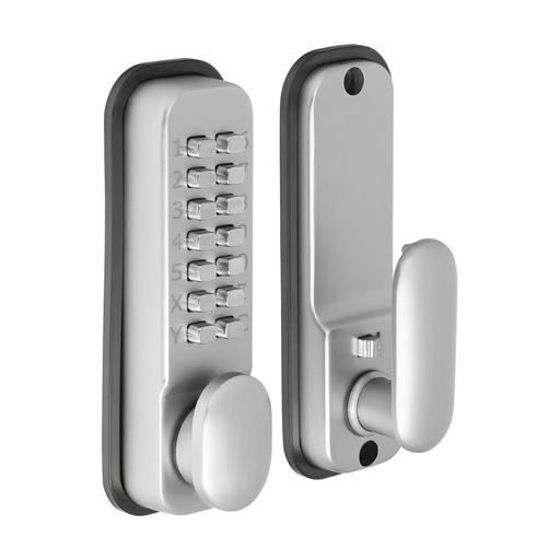 TIMCO Push Button Digital Lock - Satin Chrome (142 x 41, Box of 1)