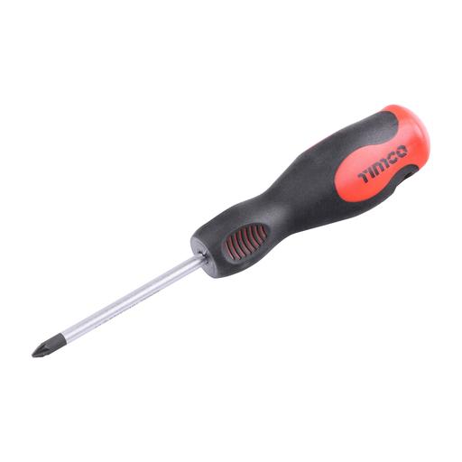 TIMCO Screwdriver - Pozi (PZ1 x 75mm, Clip of 1)