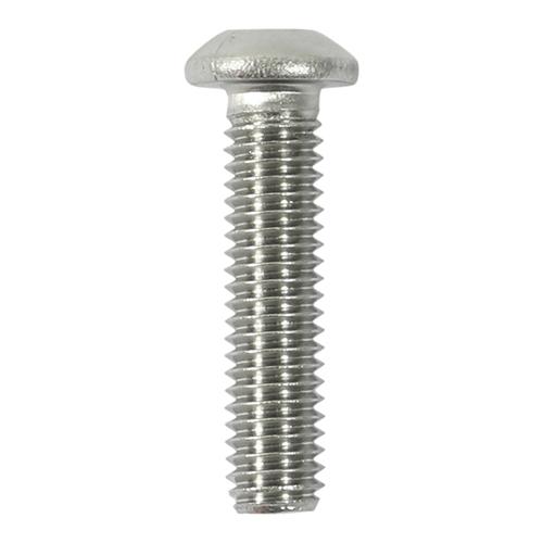 TIMCO Socket Screws - Button - A2 Stainless Steel (M6 x 20, Bag of 10)