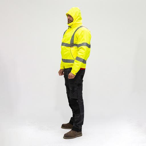 TIMCO Hi-Visibility Bomber Jacket - Yellow (XX Large, Bag of 1)