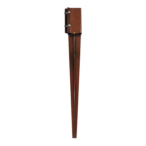TIMCO Drive In Post Spike - Bolt Secure - Oxide Red (90 x 600mm, Unit of 1)