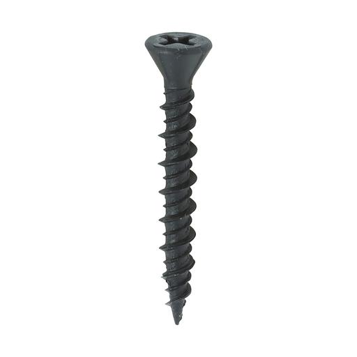 TIMCO Drywall Dense Board Screws - PH - Reduced Countersunk - High-Low Thread - Black (3.9 x 30, Box of 1000)
