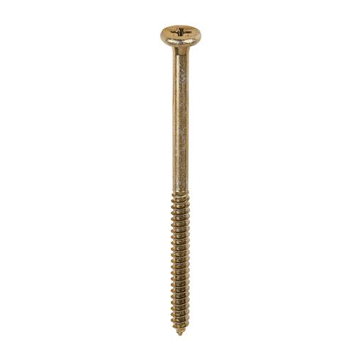 TIMCO Element Screws - Shallow Pan Countersunk - PH - Self-Tapping Thread - Ab Point - Yellow (4.8 x 80, Box of 200)