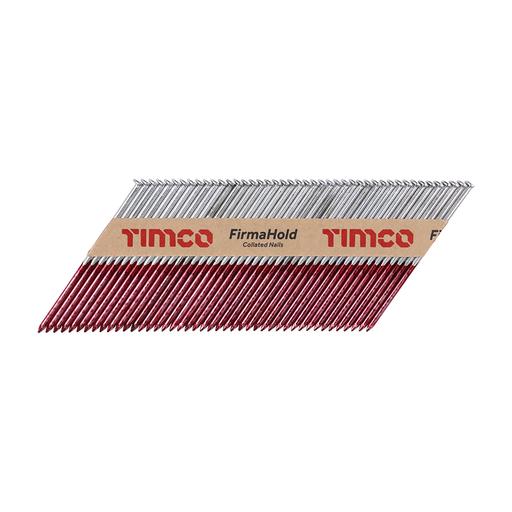 TIMCO Firmahold Collated Clipped Head Nails - Trade Pack - Plain Shank - Firmagalv (3.1 x 90, Box of 2200)