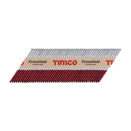 TIMCO Firmahold Collated Clipped Head Nails - Trade Pack - Ring Shank - Firmagalv + (3.1 x 75, Box of 2200)