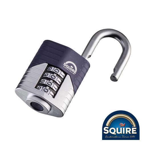 TIMCO Vulcan Combination Padlock - Boron Open Shackle - Vulcan Combi 40 (40mm, Blister Pack of 1)