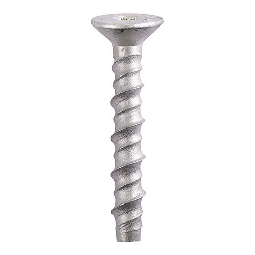 TIMCO Multi-Fix Masonry Bolts - Countersunk - Exterior - Silver (8.0 x 100/M10, Box of 50)