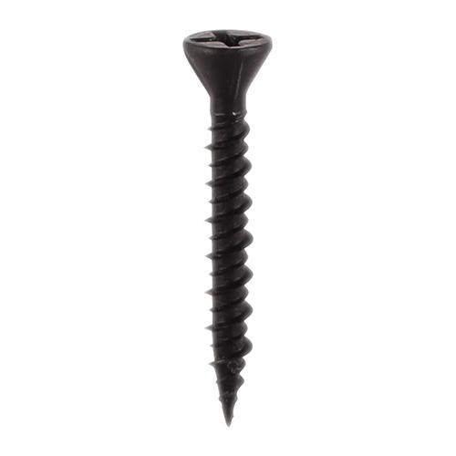 TIMCO Drywall Dense Board Screws - PH - Reduced Countersunk - High-Low Thread - Black (3.9 x 45, Box of 1000)