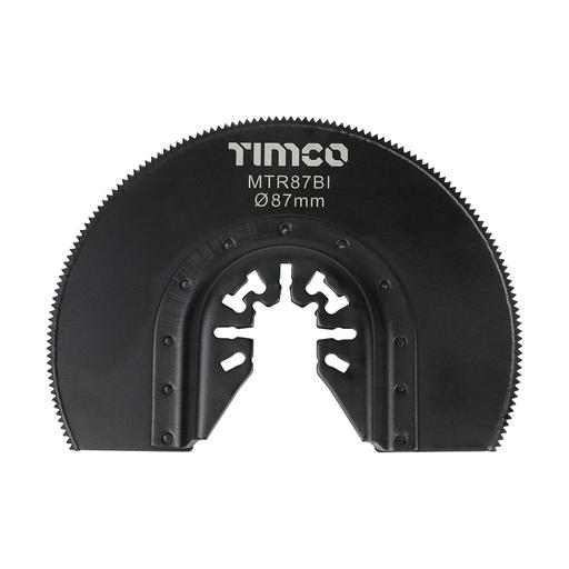 TIMCO Premium Multi-Tool Blade - Radial - For Wood / Metal (Dia. 87mm, Blister Pack of 1)