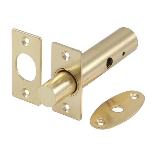 TIMCO Door Rack Bolts - Electro Brass (60mm, Bag of 2)