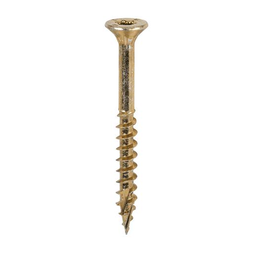 TIMCO C2 Clamp-Fix - TX - Double Countersunk With Ribs - Twin-Cut - Yellow (5.0 x 50, Tub of 600)