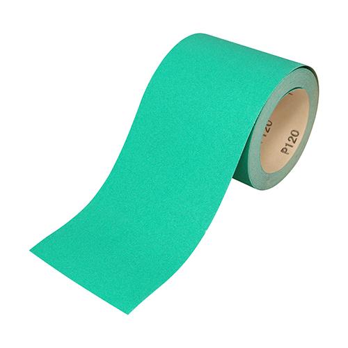 TIMCO Sandpaper Roll - 80 Grit - Green (115mm x 10m, Roll of 1)
